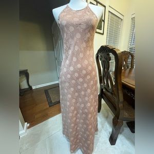 Christy Dawn Dusty Rose Floral Slip Dress